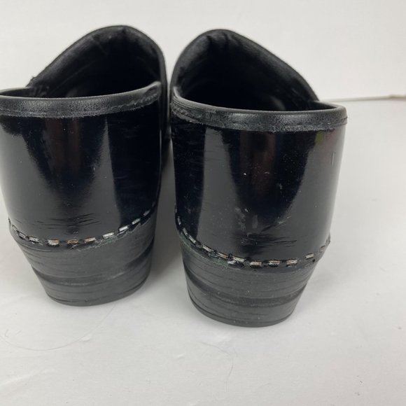 Sanita Woman's EU 42 US 11Black Patent Leather Professional Clog‎ Comfortable - Picture 6 of 10